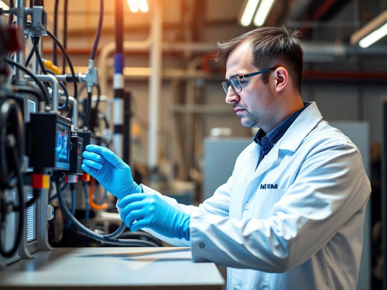 Moog service engineer aan motion control kast